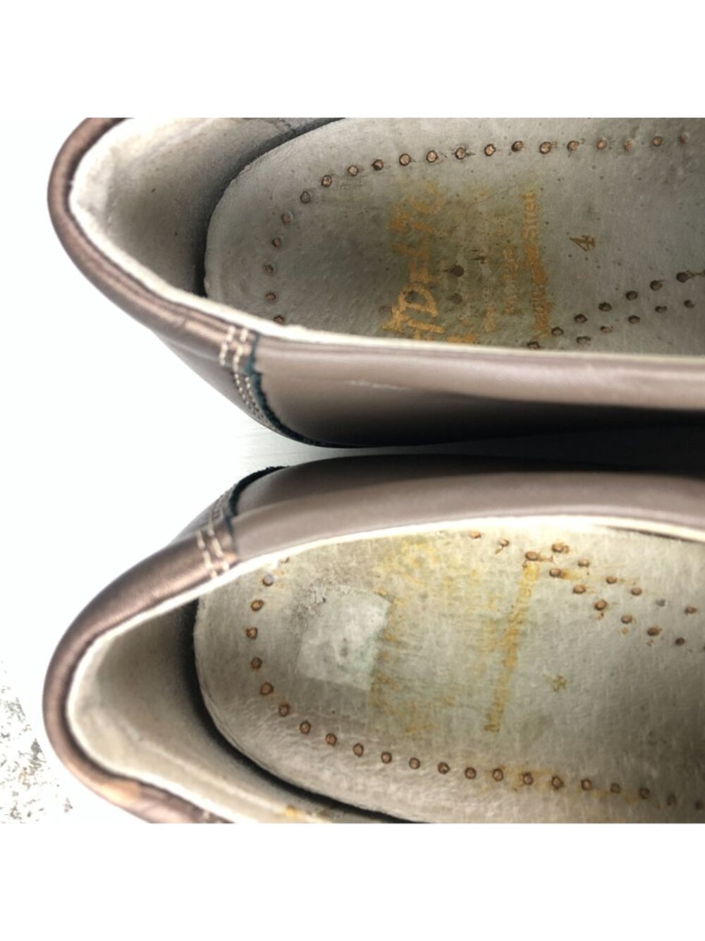 Fidelio Women's Size UK 4 (6.5-7) Hallux Brown Bronze Closed Toe Wedge Shoes - Picture 12 of 15